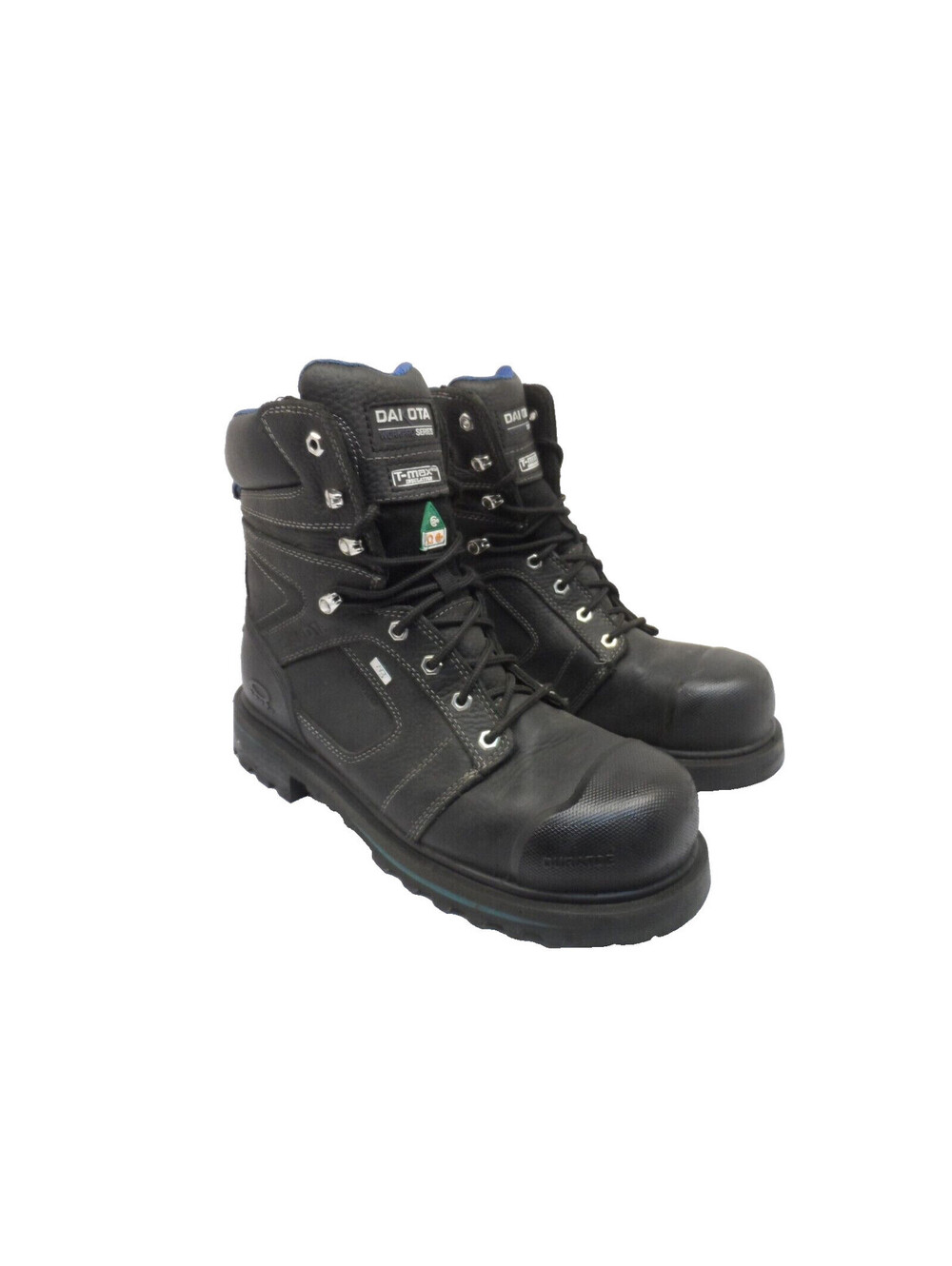 DAKOTA Men's 557 8" STCP HD3 Vibram Work Boots Black Size 10.5M